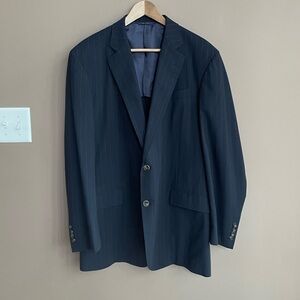 Brooks Brothers Madison Brooks Cool 2‎ Button Blazer in Navy Size 42L/W36
